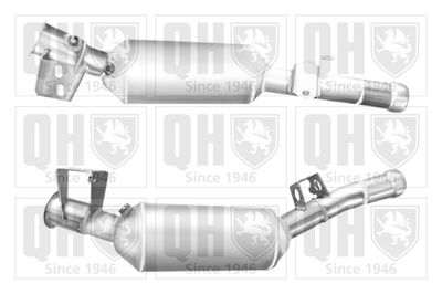 Filtr sadzy / filtr cząstek stałych, układ wydechowy QUINTON HAZELL QDPF11368