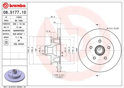 Brake Disc 08.5177.10