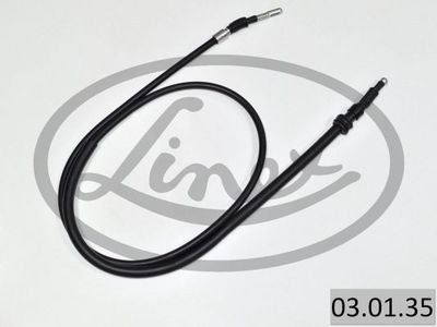 Тросик, cтояночный тормоз LINEX 03.01.35 для AUDI 200