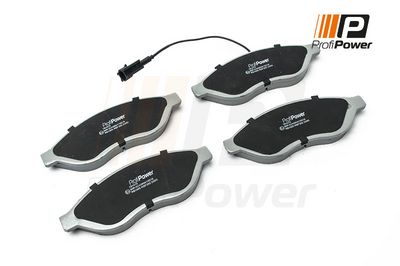 stabdžių trinkelių rinkinys, diskinis stabdys 1B1010 ProfiPower
