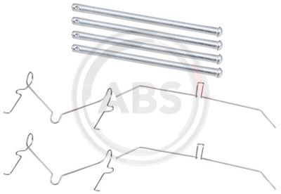 Комплектующие, колодки дискового тормоза A.B.S. 1701Q для TOYOTA LAND CRUISER