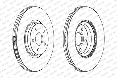BREMSSCHEIBE FERODO DDF1649C1 1