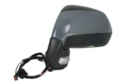 Zijspiegel Links (elektrisch, in reliëf, met verwarming, under-coated, met geheugen, elektrisch opklapbaar, met indicator) past: CITROEN C4 GRAND PICASSO I, C4 PICASSO I, C4 PICASSO II 10.06-05.16