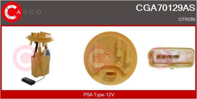 SENZOR REZERVOR COMBUSTIBIL CASCO CGA70129AS