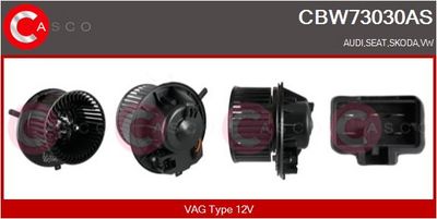 vnitřní ventilátor CASCO CBW73030AS