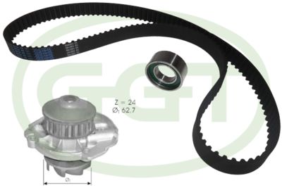 KPA20022 GGT Водяной насос + комплект зубчатого ремня