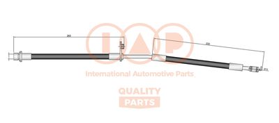 IAP QUALITY PARTS 708-17003 Тормозной шланг для TOYOTA YARIS (_P9_) 1.4 D-4D (NLP90_)