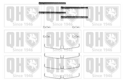 Комплектующие, колодки дискового тормоза QUINTON HAZELL BFK807 для ROVER 2000-3500