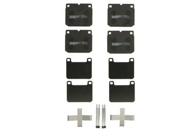 Remblokken set KNOTT dikte17mm past: JCB 3200, 3230 XTRA, 4160, 4190, 4220