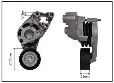 Tensioner Lever, V-ribbed belt 118087SP