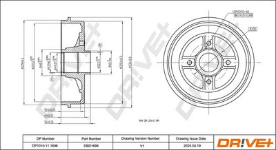 BREMSTROMMEL DR!VE+ DP1010111696 2