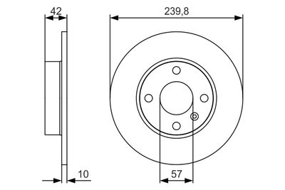 Brake Disc 0 986 479 S52