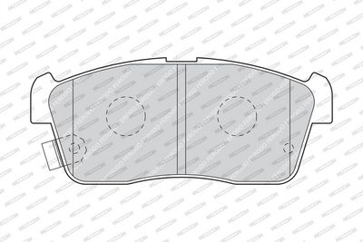 BREMSBELAGSATZ SCHEIBENBREMSE FERODO FDB1532 1