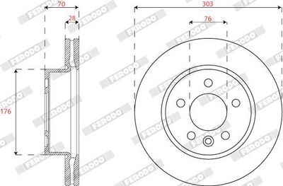 DISC FRANA FERODO FCR382A 1