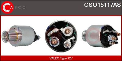 Elektromagnetický spínač, startér CASCO CSO15117AS
