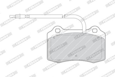 BREMSBELAGSATZ SCHEIBENBREMSE FERODO FDB1379 1