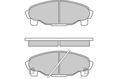 Комплект тормозных колодок, дисковый тормоз E.T.F. 12-0601 для DAIHATSU GRAN