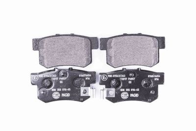 Brake Pad Set, disc brake 8DB 355 016-451