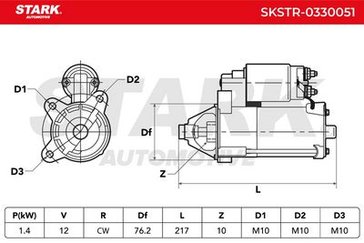 стартер STARK SKSTR-0330051