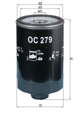 Oil Filter OC 279