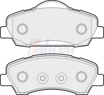 Fahren Brake Pad Set, disc brake FBP3732