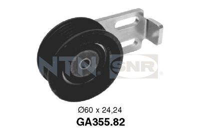 Rolka napinacza, pasek klinowy wielorowkowy SNR GA355.82
