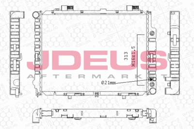 KüHLER MOTORKüHLUNG JDEUS M0170650