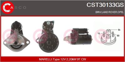 CASCO Startmotor / Starter Genuine (CST30133GS)