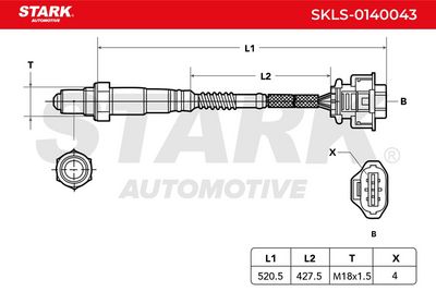 ламбда-сонда STARK SKLS-0140043