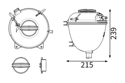 AUSGLEICHSBEHäLTER KüHLMITTEL