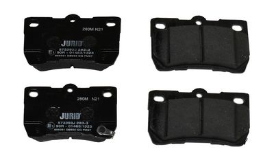 BREMSBELAGSATZ SCHEIBENBREMSE