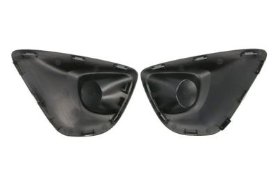 Voorbumper afdekking Voor Links/Rechts (set, plastic, zwart) past: OPEL VIVARO B 08.14-12.19