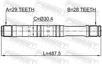 Drive Shaft 2112-TTFLH