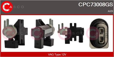 Měnič tlaku, výfukový systém CASCO CPC73008GS
