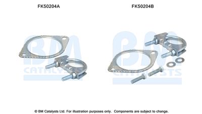 Zestaw montażowy, rura wydechowa BM CATALYSTS FK50204