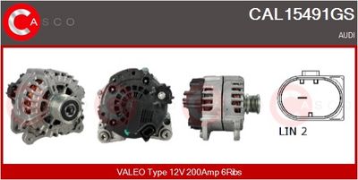 GENERATOR / ALTERNATOR CASCO CAL15491GS