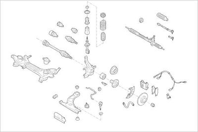 RADAUFHäNGUNG DELPHI OESEAT000002912F