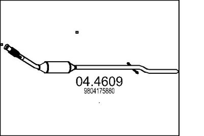 Katalizator MTS 04.4609