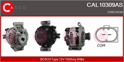 Генератор CASCO CAL10309AS для FORD S-MAX