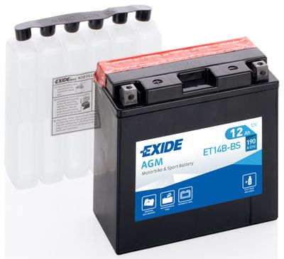Batteri EXIDE ET14B-BS