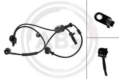 датчик, обороти на колелото A.B.S. 33098