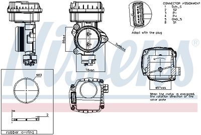 DROSSELKLAPPENSTUTZEN NISSENS 955206 6