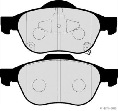 SET PLACUTE FRANA FRANA DISC Herth+Buss Jakoparts J3602115 1