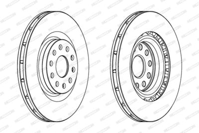 Bromsskiva FERODO DDF1162