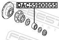 Wheel Bearing DAC55900055