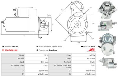 STARTER AS-PL S6418S 4
