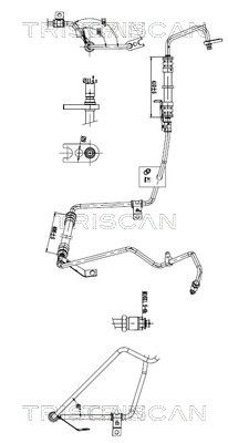 Wąż hydrauliczny, system kierowania TRISCAN 851625008