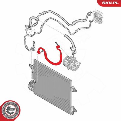 тръбопровод високо налягане, климатизация ESEN SKV 43SKV549