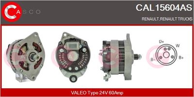 CASCO Generator Brand New HQ (CAL15604AS)