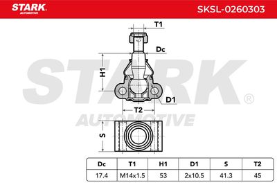 Шарнири STARK SKSL-0260303